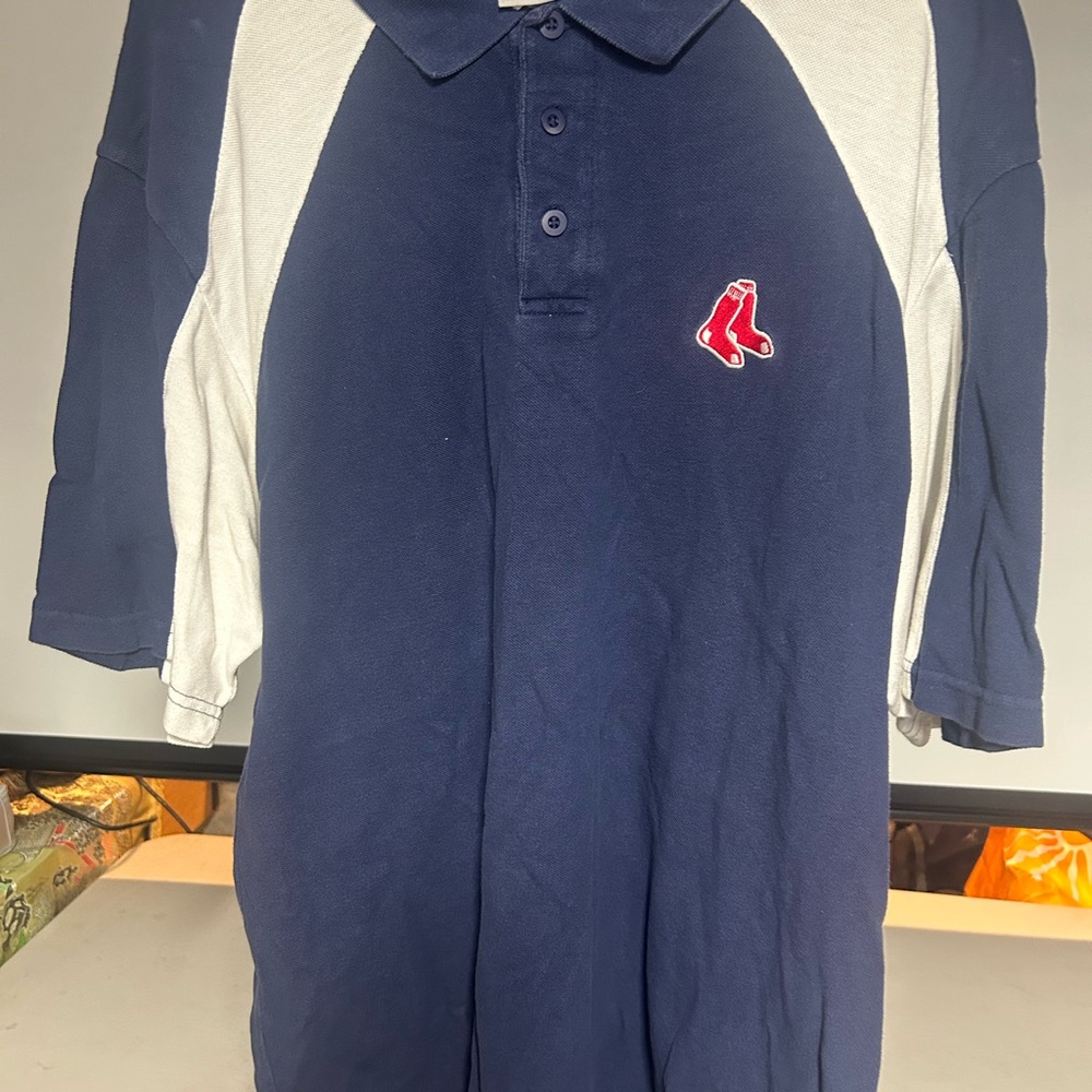 Genuine Merchandise Navy Polo Shirt - Red Sox